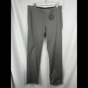 Ted Baker Sincere Slim Fit Chinos Cotton Gray Size 34R W